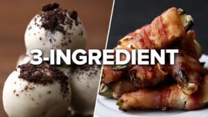 5 3-ingredient recipes for lazy folks